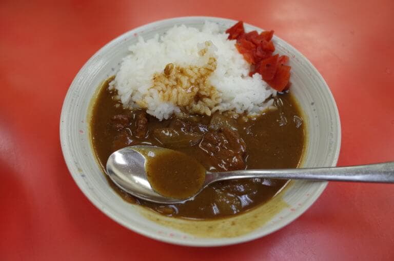 中華そばふくもり|煮干しの効いたカレー(駒沢大学)