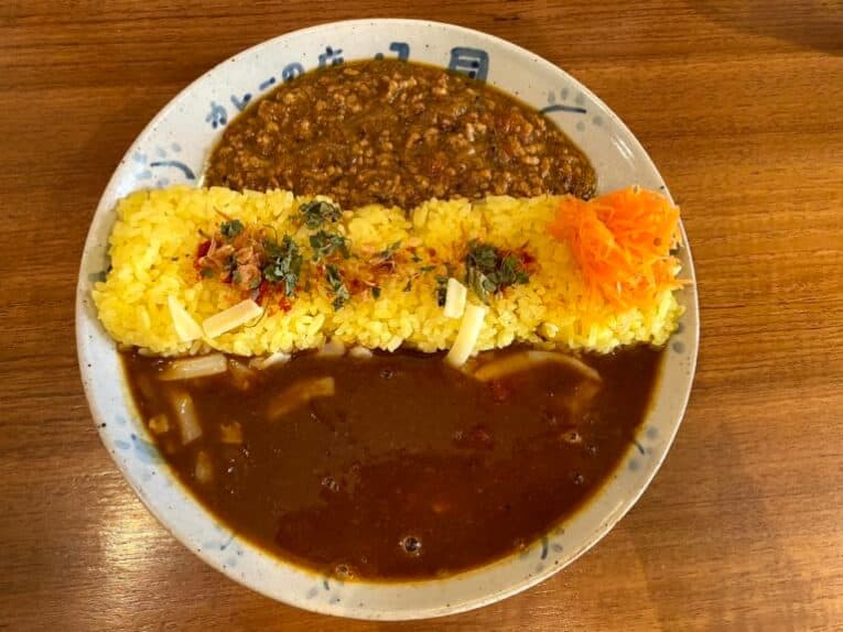 カレーの店 八月|八月カレーあいがけ(下北沢)