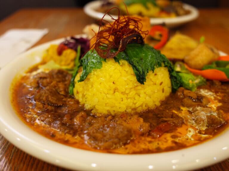 極ラムと蜂蜜の脳カレー|極喱(新宿)