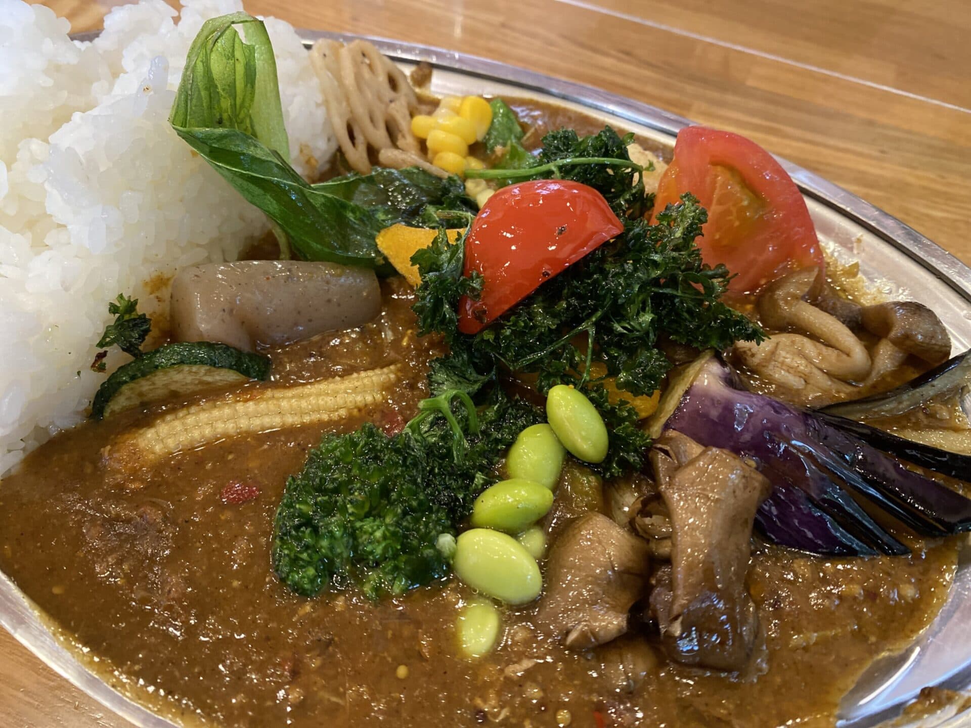 ポーク野菜カレー|カレーの店 プーさん(武蔵小金井)