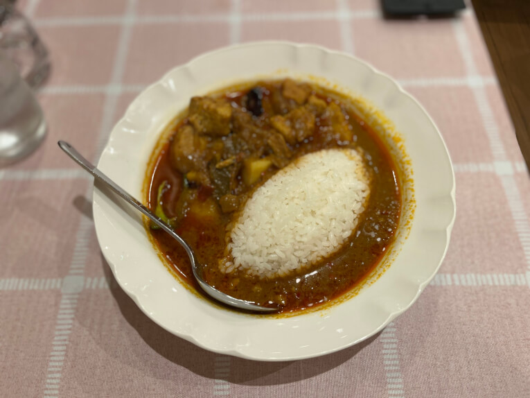 インド風ポークカリー|カリー専門店トプカ(池袋)