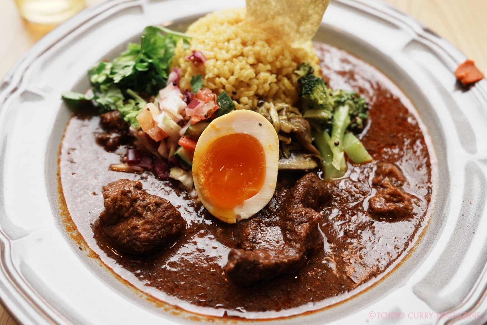 デラックス「佐助豚ポークビンダルー」│spice&vinegar85 東京ビンダルー(三軒茶屋)