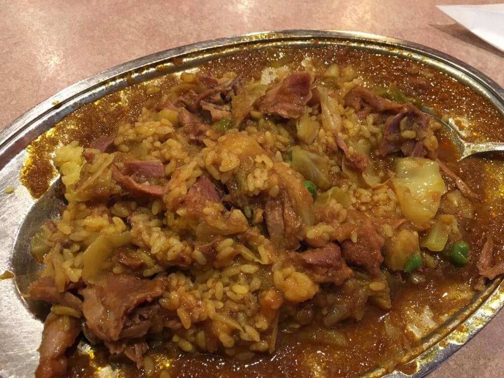 ムルギーランチ 混ぜる