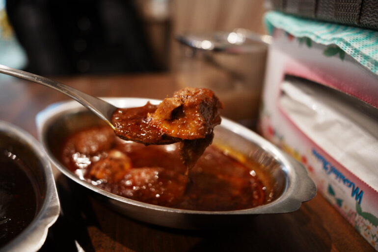 柏駅 中華大島 カレー