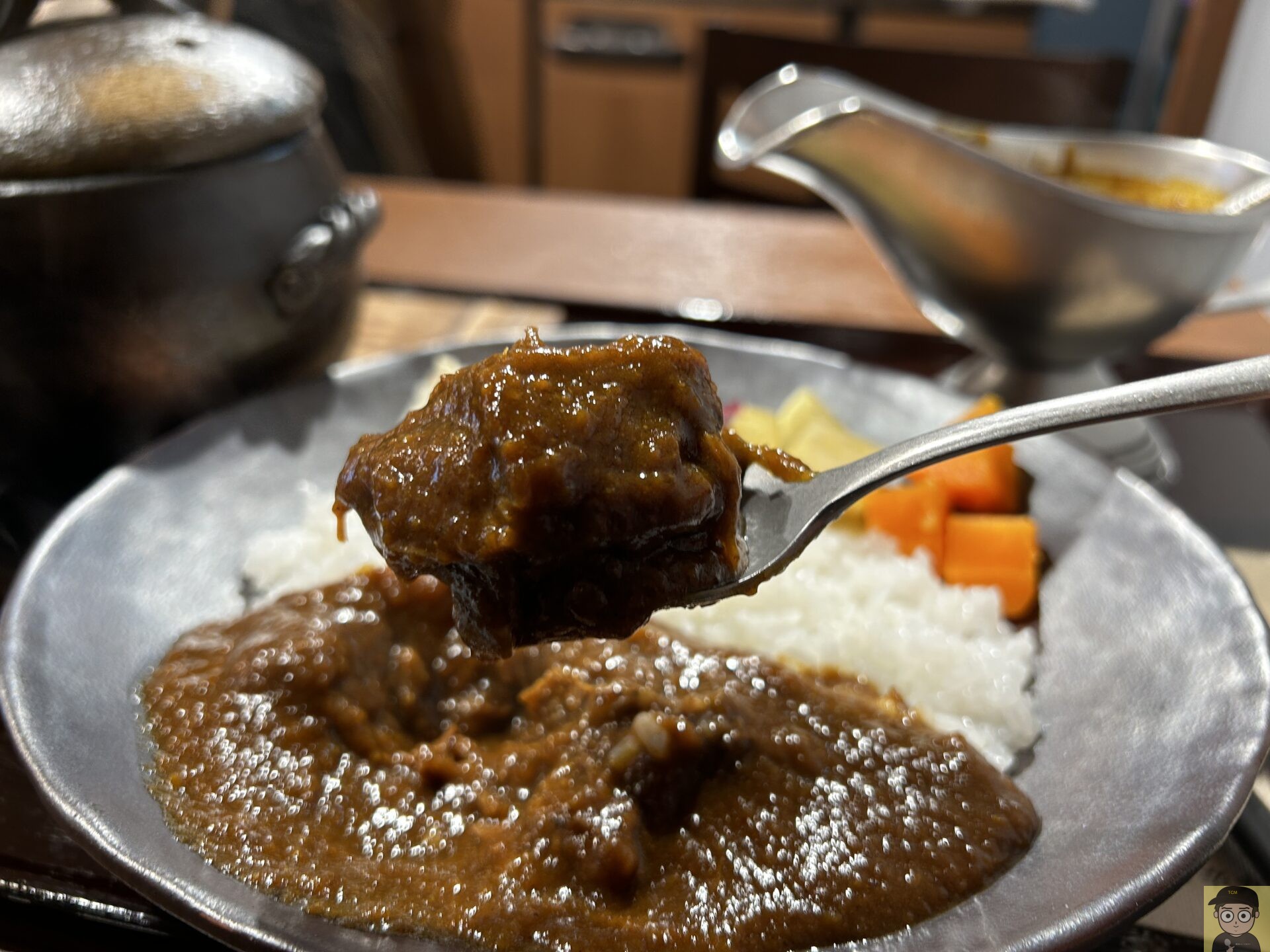 土鍋ごはん×和牛カレー 一体感