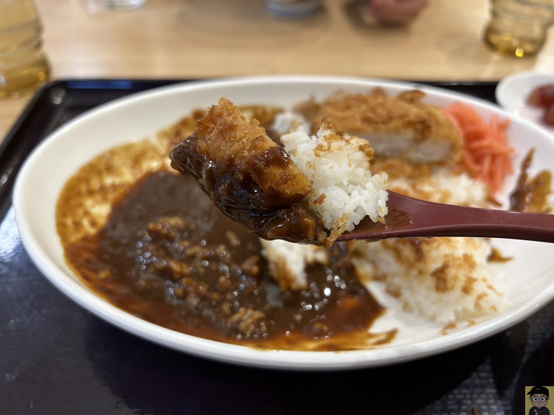 カツカレー定食｜成田空港サテライト店