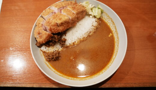 厚切りロースカツカレー＆豚生姜キーマ｜シャンカラ堂