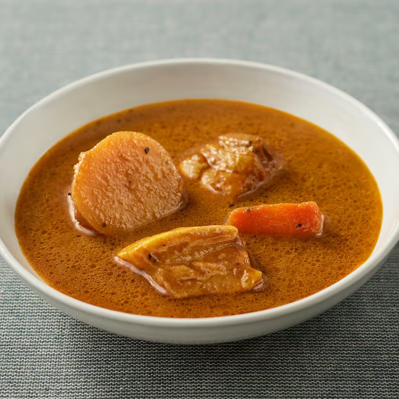 無印良品「真昆布だしとトマトのスープカレー(3辛)」