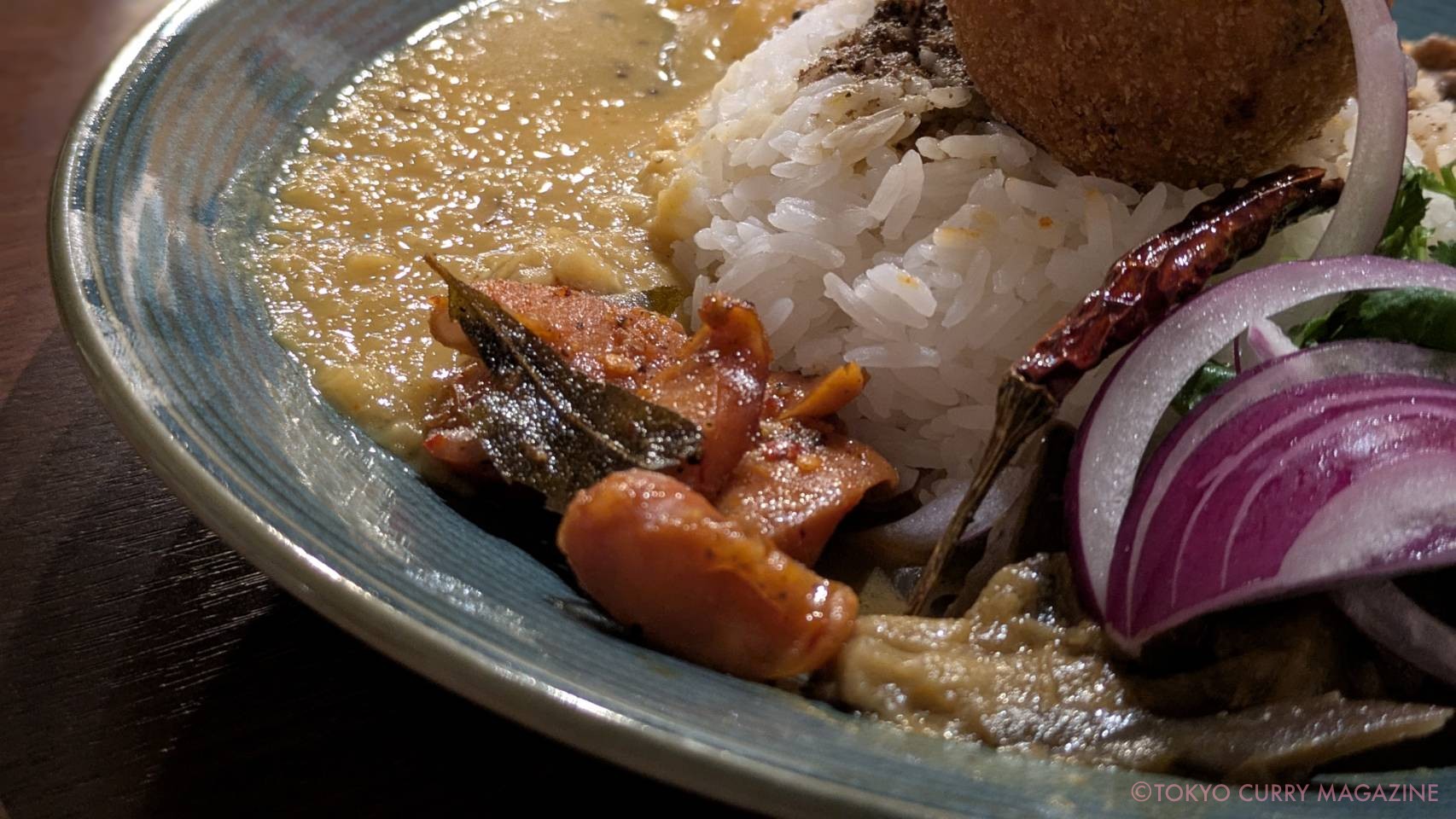 本日のランチプレート│ティンティンスリランカカレー(神田小川町)