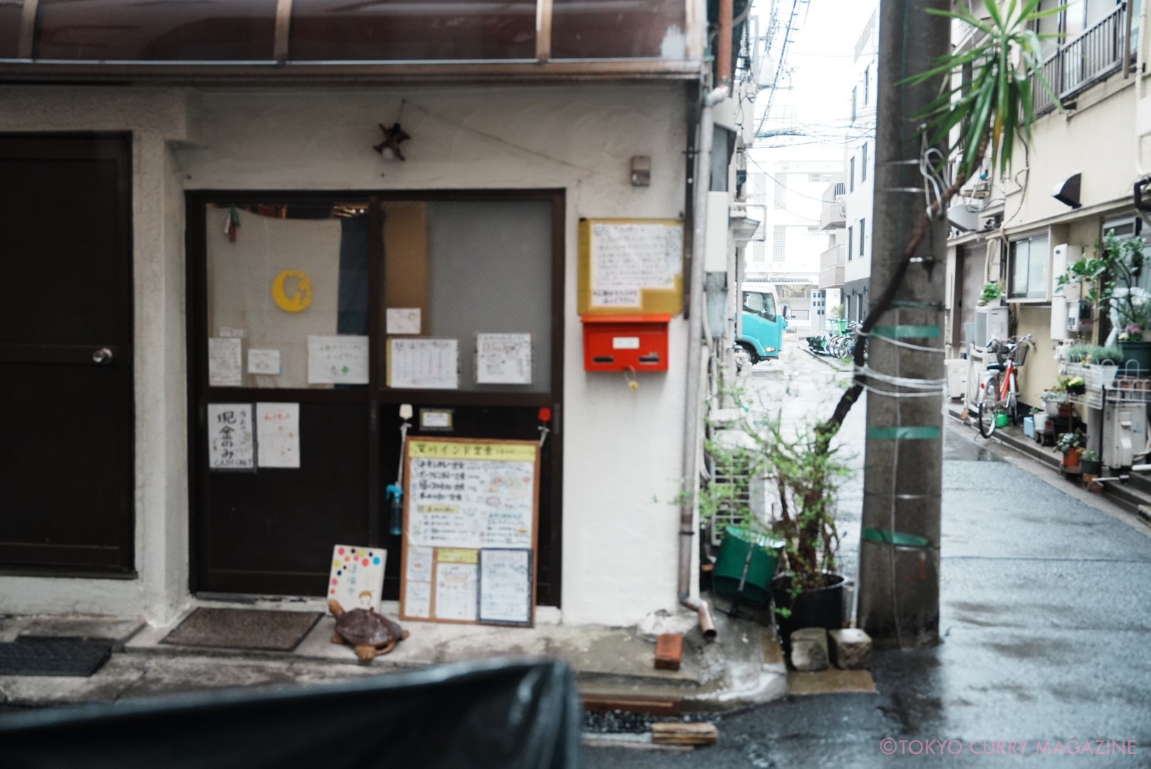 森下「月と亀」深川インド定食 鰯のつみれカレー定食