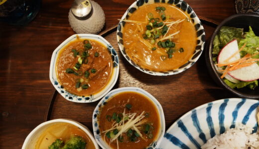 森下「月と亀」深川インド定食 鰯のつみれカレー定食