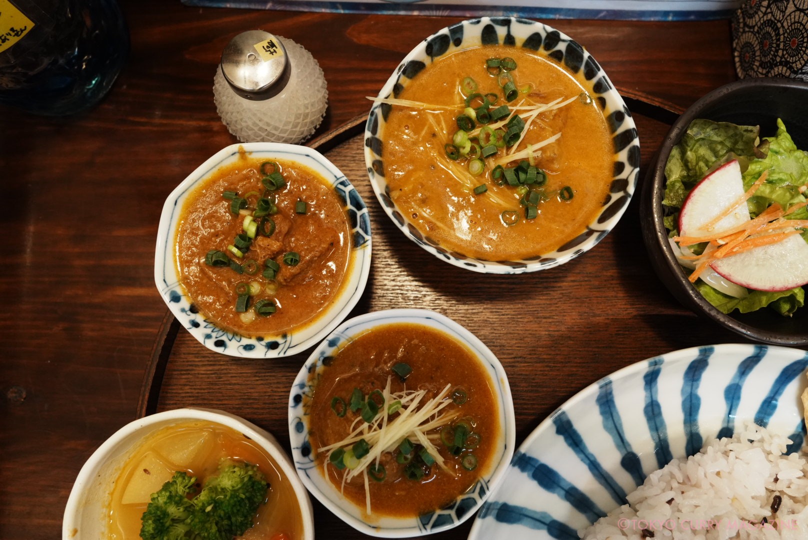 森下「月と亀」深川インド定食 鰯のつみれカレー定食