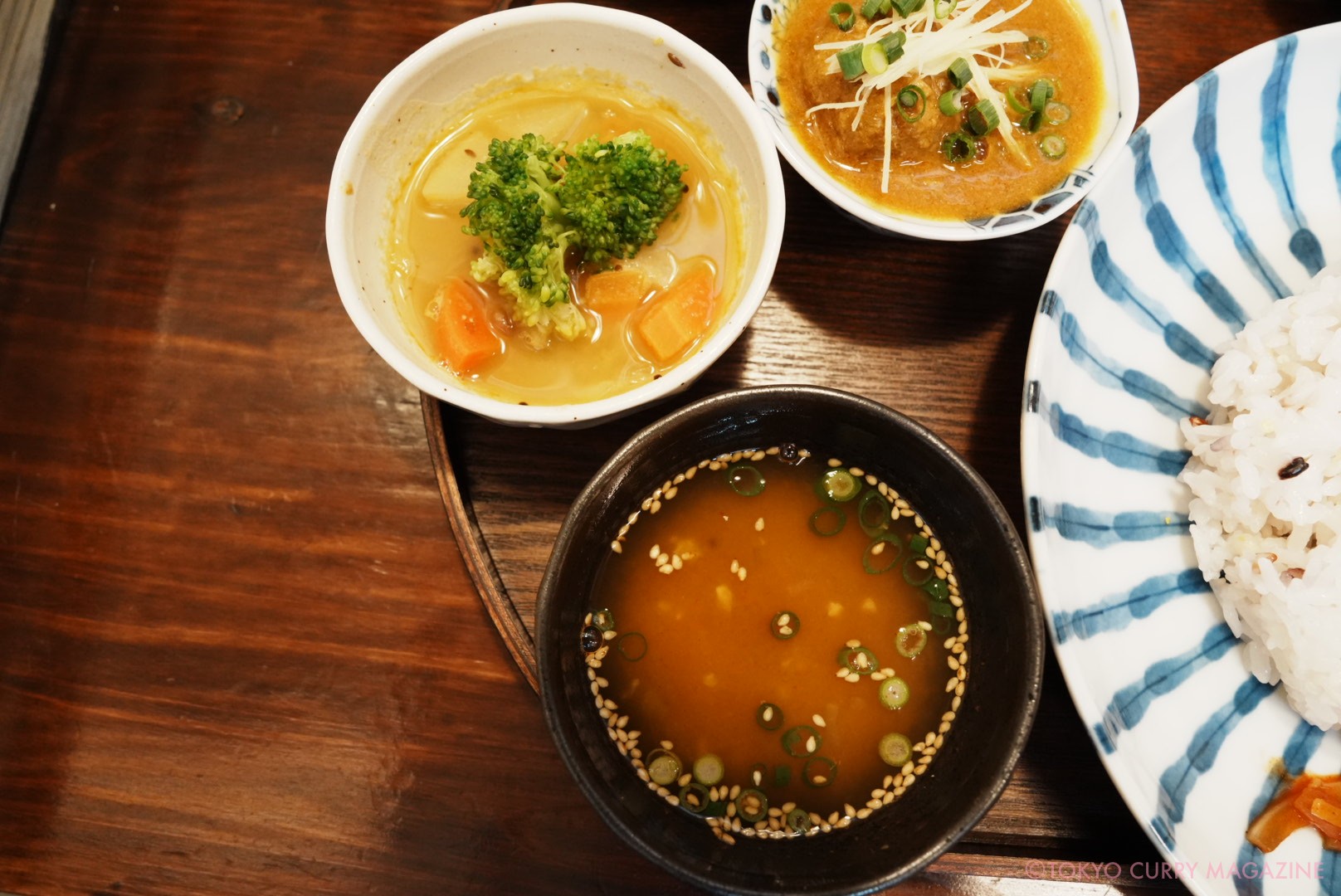 森下「月と亀」深川インド定食 鰯のつみれカレー定食